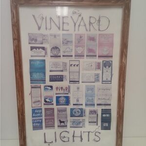 Vineyard Lights Framed Art